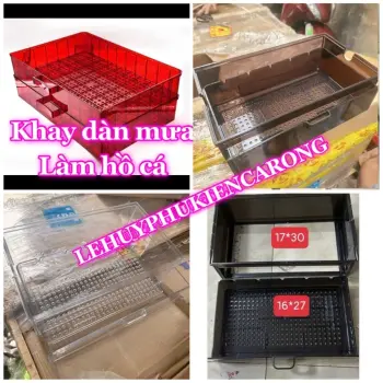 Khay Lọc Dàn Mưa Mica Nâng Cấp Lắp Ghép Kéo Ra Làm Lọc Dành Cho Bể Cá