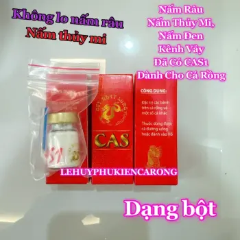 Nấm Râu Nấm Thủy Mi, Nấm Đen Kênh Vảy Đã Có CAS1 Giành Cho Cá Rồng