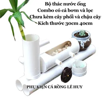 Tiểu Cảnh Ống Thác Nước Có Bơm, Vật Liệu Lọc Giành Cho Bể Cá