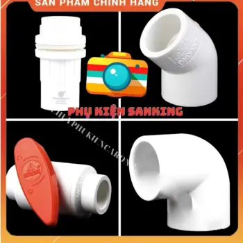 Phụ Kiện SANKING, Van Khóa, Ren Trong Ngoài, Core, Lơ Ống 20mm 25mm 32mm Giành Cho Bể Cá