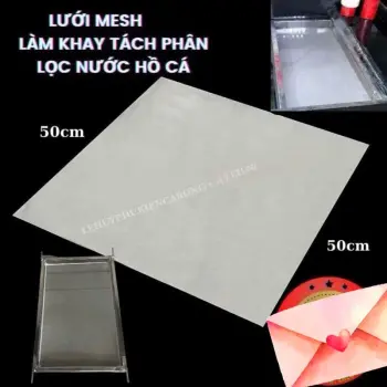 Lưới Mesh 75 tới 100 Chuyên Dụng Làm Khay Tách Phân - Lọc Nước Hố Cá - INOX 304 Không Rỉ