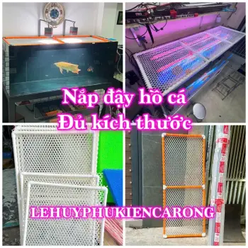 Nắp Đậy Hồ Cá Đủ Kích Thước, Hàng Có Sẵn Giao Ngay, Lưới Làm Nắp Hồ Cá