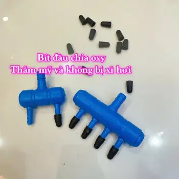 Bít Đầu Chia OXY - Chụp Ống OXY Giành Cho Bể Cá