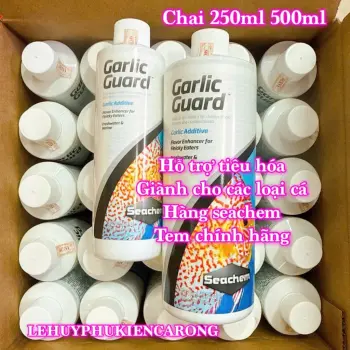 Seachem Garlic Guard Hỗ Trợ Tiêu Hóa Cho Cá Biếng Ăn Giành Cho Cá Rồng, Cá Chép Cá Thủy Sinh Tem Chính Hãng SICAVI  5.0  1 đánh giá 8 Sold