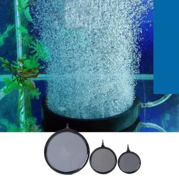 Đĩa Sủi OXY Siêu Mịn Màu Đen 10cm 13cm 15cm Giành Cho Bể Cá