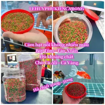 Cám Cho ALI Thái Bao Lên Màu Sắc Cá Hủ Chiết 200g Giành Cho Các Loại Cá Cảnh