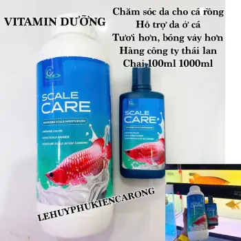 SCALE CARE 100ML - HỖ TRỢ POM/TANNING CHO BỐI/HUYẾT LONG CHĂM SÓC DA VẢY CHO CÁ HÀNG CÔNG TY THÁI LAN