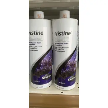 SEACHEM PRISTINE Vi Sinh Tươi USA Xử Lý hữu Cơ Bọt Váng Cho Hồ Cá Bể Thủy Sinh Chai 1000ml Có Tem Chính Hãng