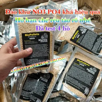 Vật Liệu Lọc Biopellets Khử NO3 PO4 Vật Liệu Lọc Sinh Học Giành Cho Bể Cá