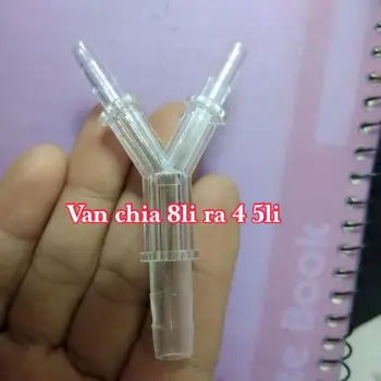 Đầu Chia MICA Chữ Y Và Nối Thẳng 8 Li Ra 4 5 Li Giành Cho Hồ Cá