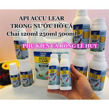 API ACCU-Clear Giúp Hồ Bạn Trong Như Pha Lê, Dung Dịch Làm Trong Nước Hồ Cá