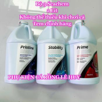 SEACHME STABILITY - PRIME - PRISTINE CHAI 1 LÍT VÀ 2 LÍT VI SINH XỬ LÝ NƯỚC GIÀNH CHO BỂ CÁ